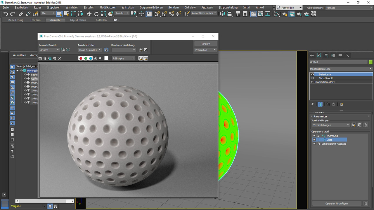 3ds Max Neu in version 2018