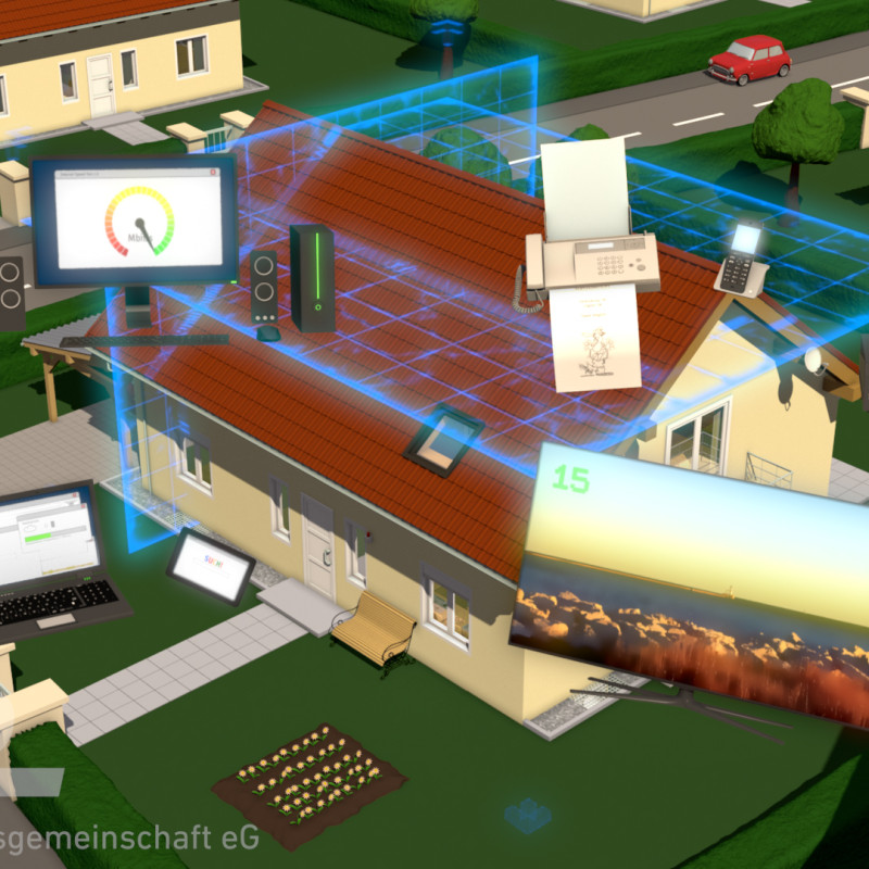 Glasfaser-Endgeräte